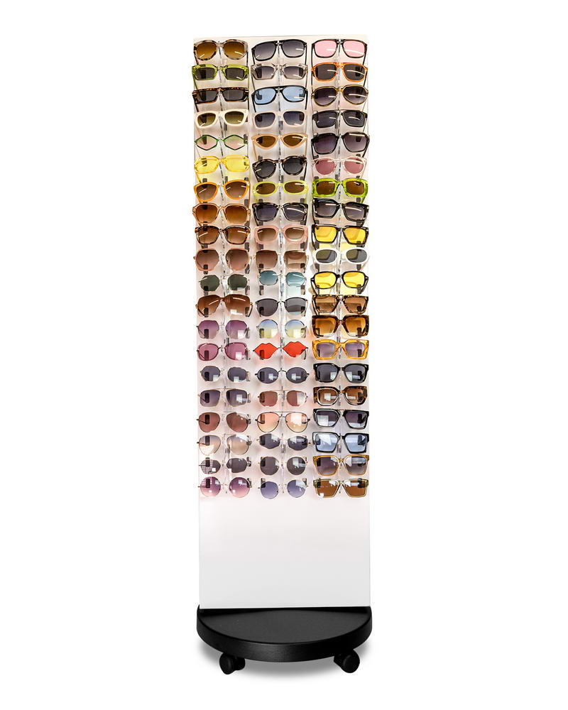 Espositore Per Occhiali In Plexiglass - Supporto Per 5 Paia, Design Curvo Moderno Per Vetrine E Negozi - Foto 2