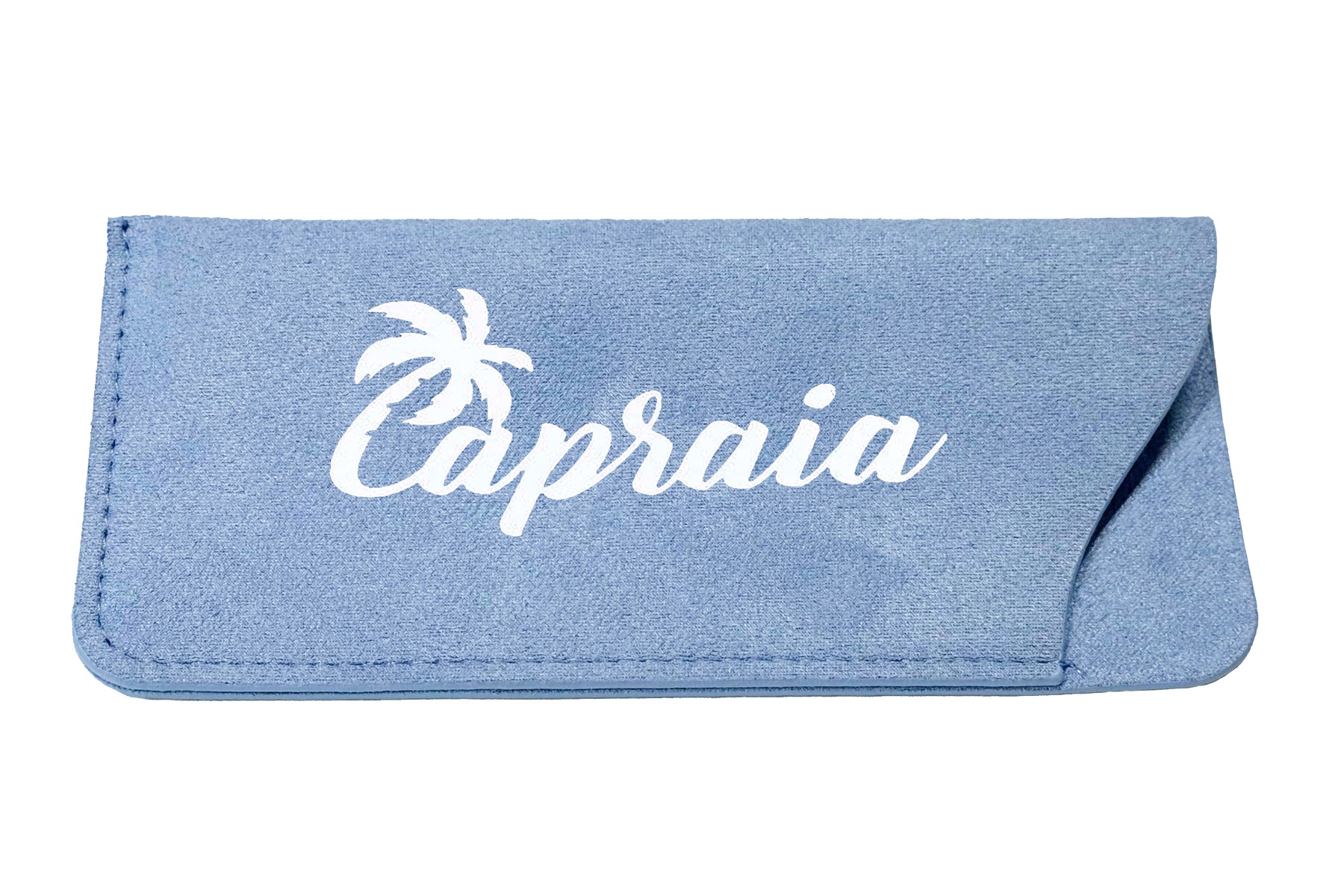 Estuche De Ante Azul Estampado main product photo