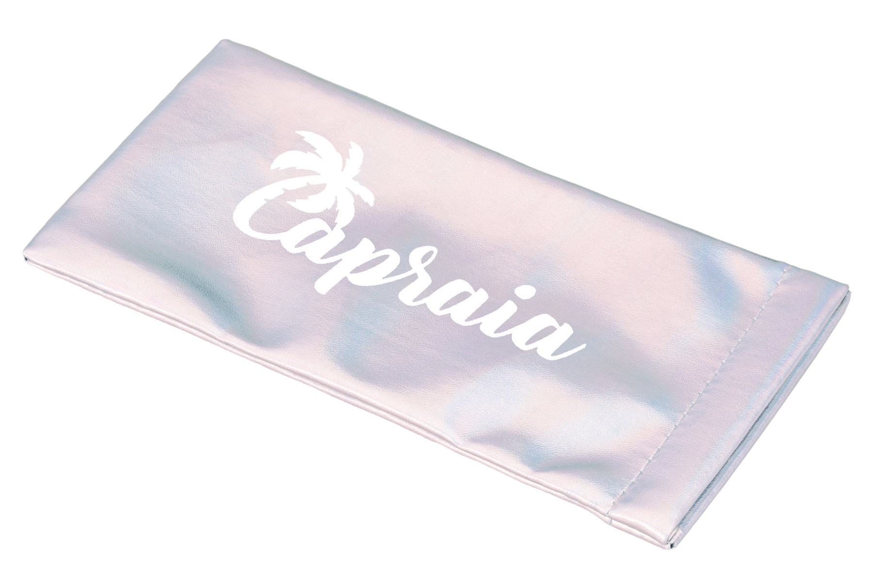 Bolsa Brillante De Plata Estampada