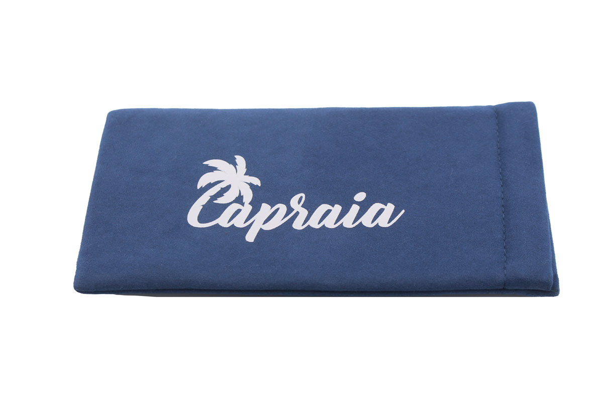 Bedrukte Blauwe Velvet Pouches main product photo